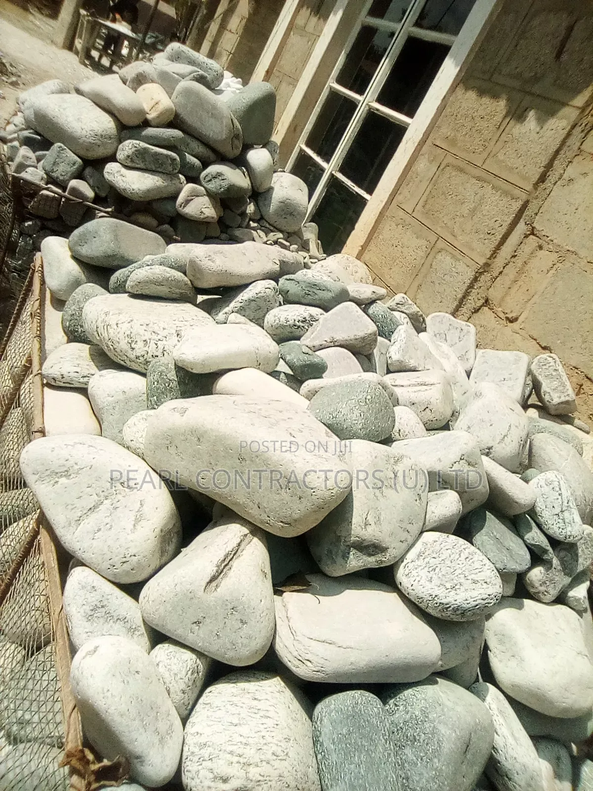 Pebbles and Gravel in Different Colors