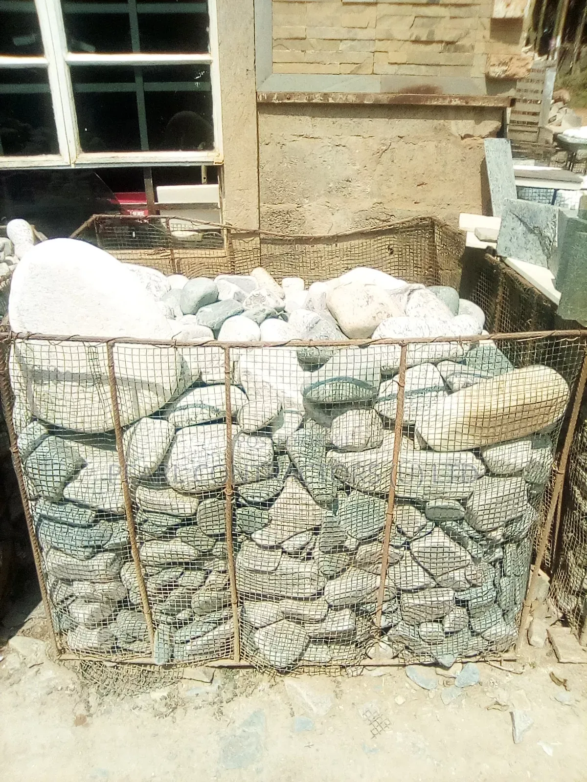 Pebbles and Gravel in Different Colors
