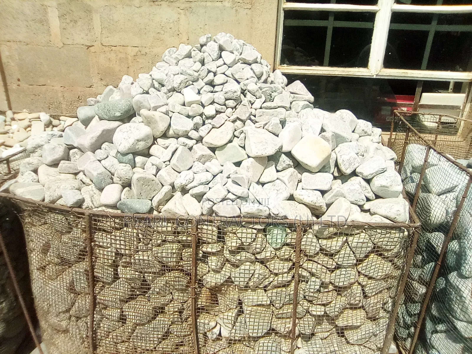 Pebbles and Gravel in Different Colors
