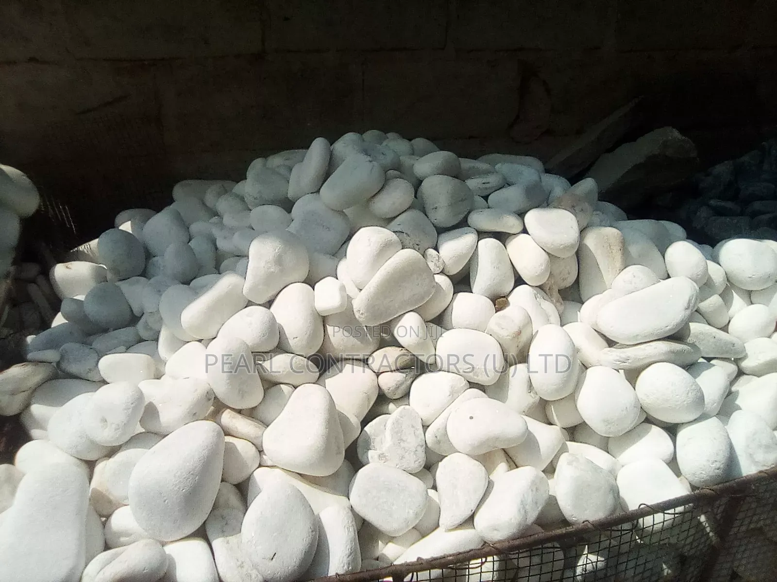 Pebbles and Gravel in Different Colors