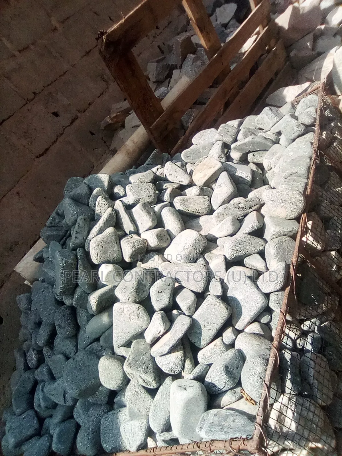 Pebbles and Gravel in Different Colors