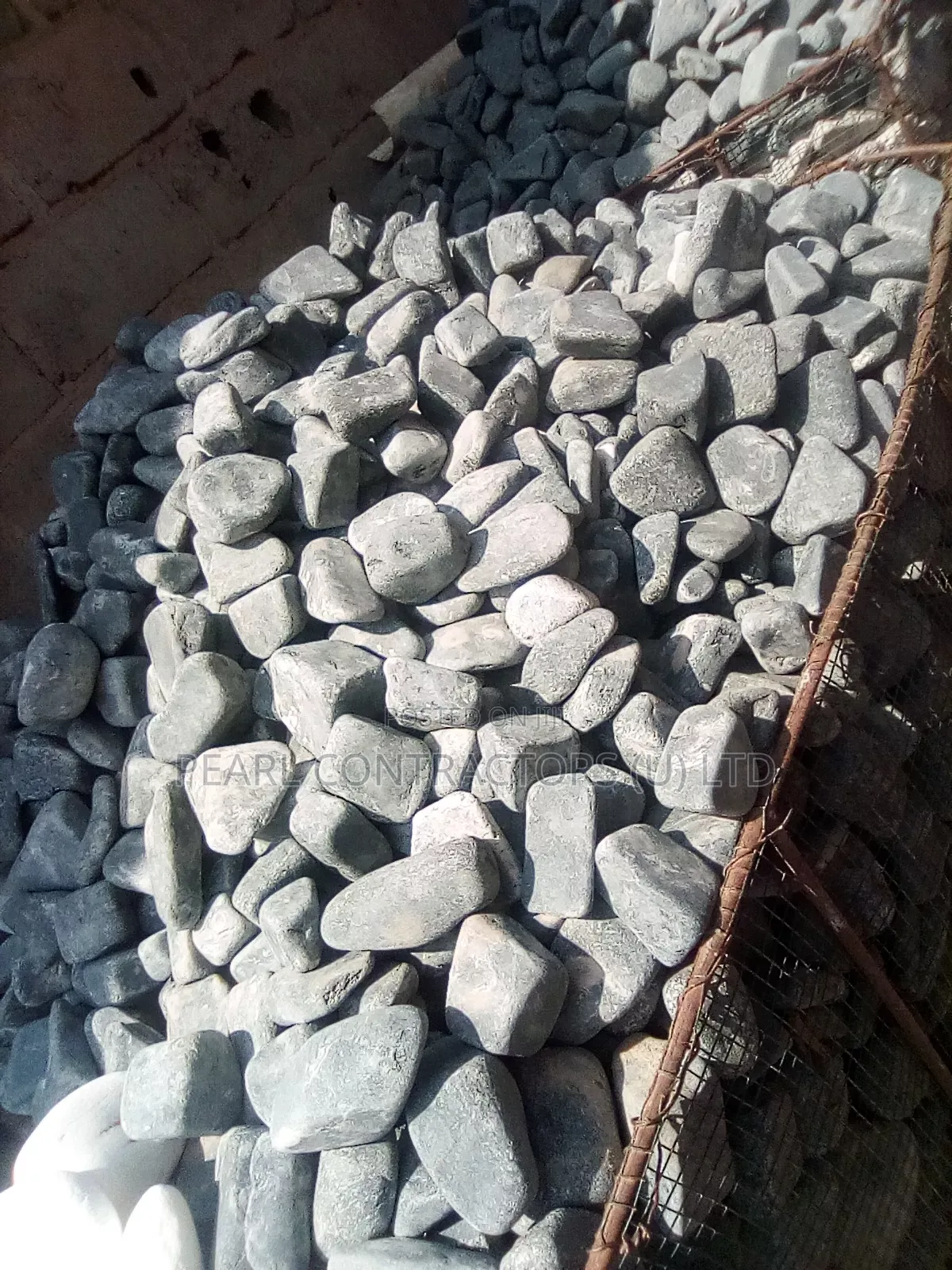 Pebbles and Gravel in Different Colors