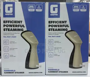 Geepas Handheld Garment Steamer (Model GGS25018).
