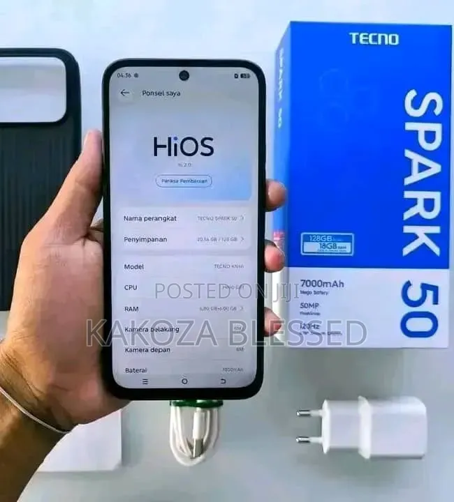 New Tecno Spark 50 128 GB Black