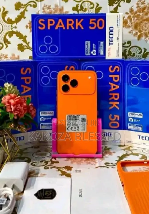 New Tecno Spark 50 128 GB Orange