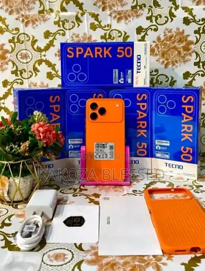 New Tecno Spark 50 128 GB Orange