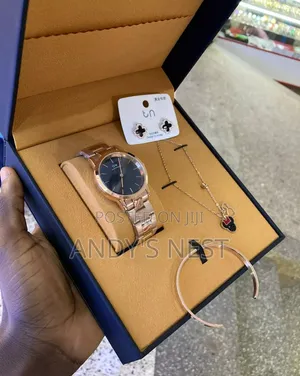 Ladies Package  With a Watch, Earrings, a Bangle and a Necklace.