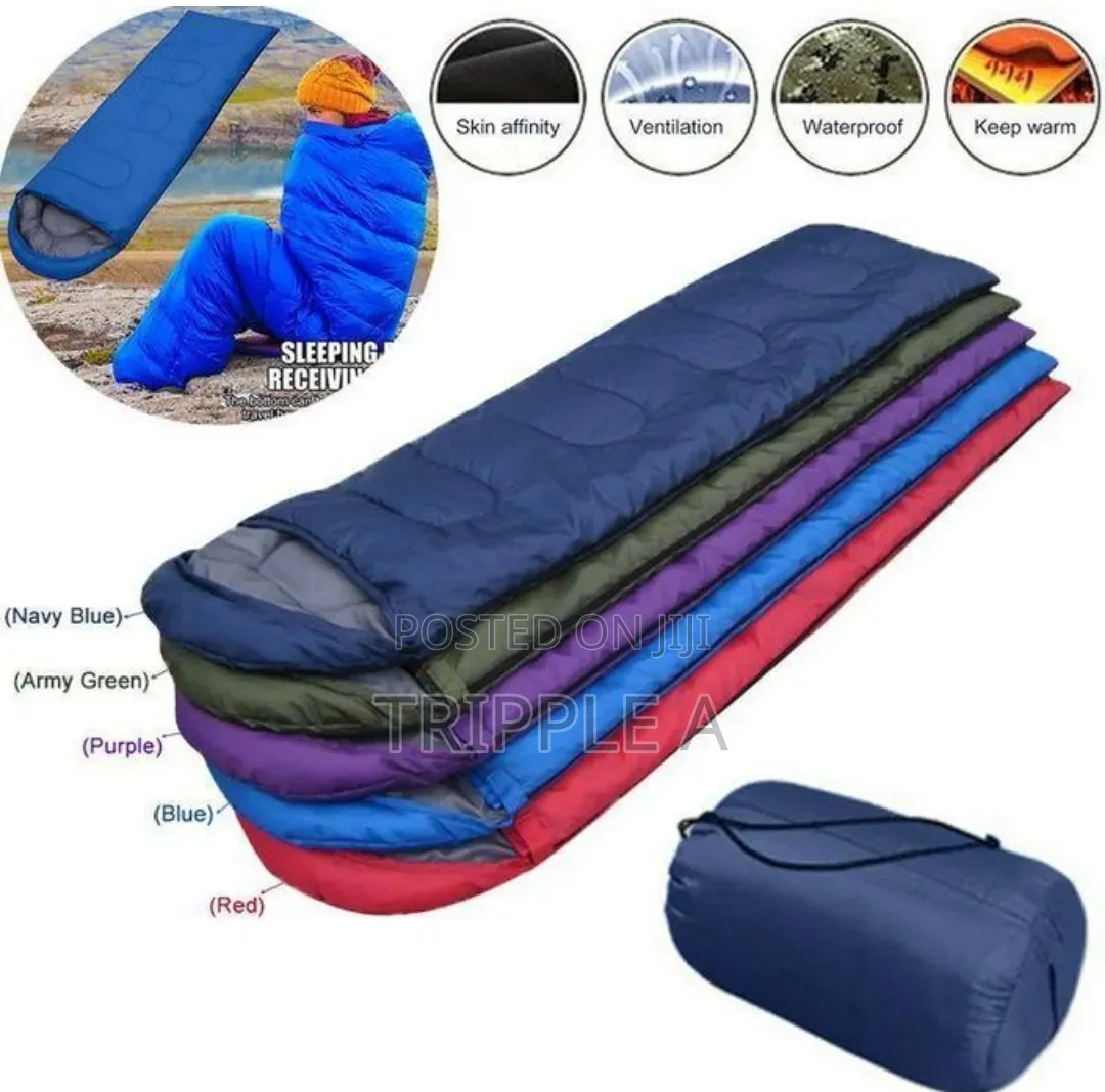 Portable Camping Sleeping Bag With Compression Sack