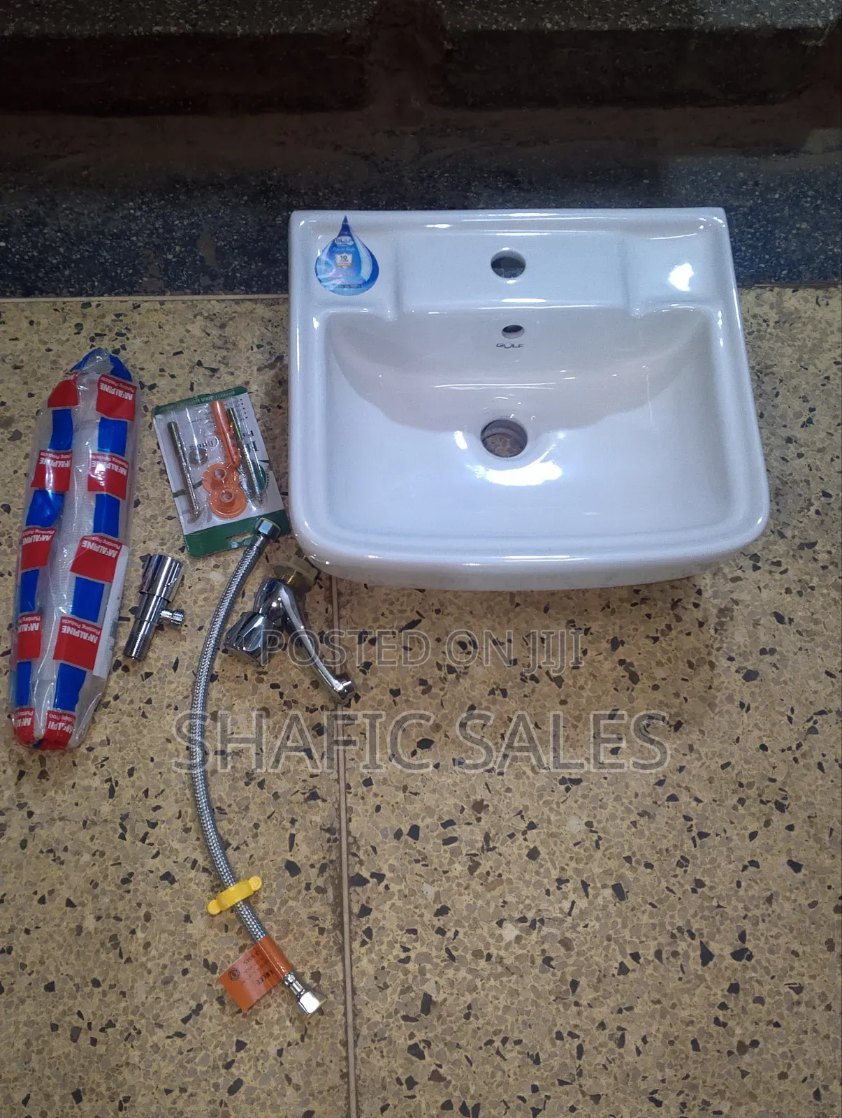 Hand Basin Complete Set Square Golf Medium Size All Types