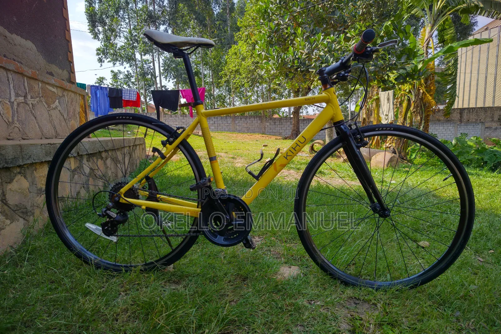 Second-Hand Kihu Bach Hybrid / Urban Commuter Bicycle – Bright Yellow