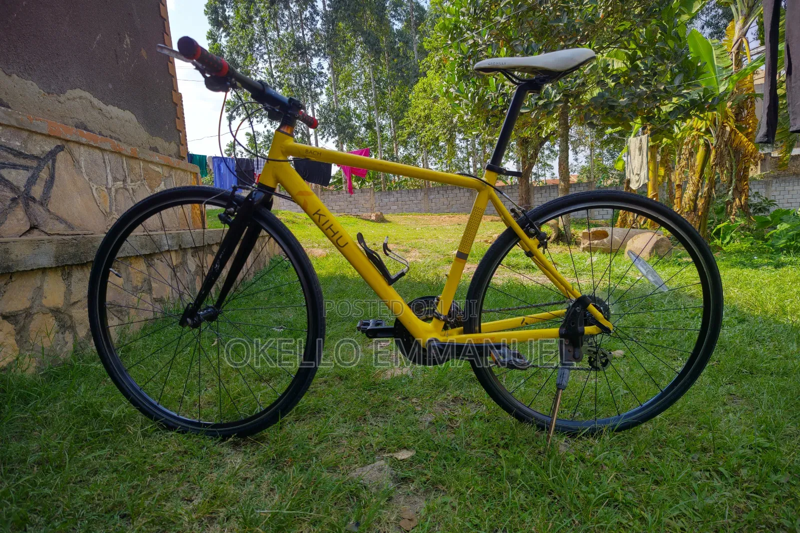 Second-Hand Kihu Bach Hybrid / Urban Commuter Bicycle – Bright Yellow