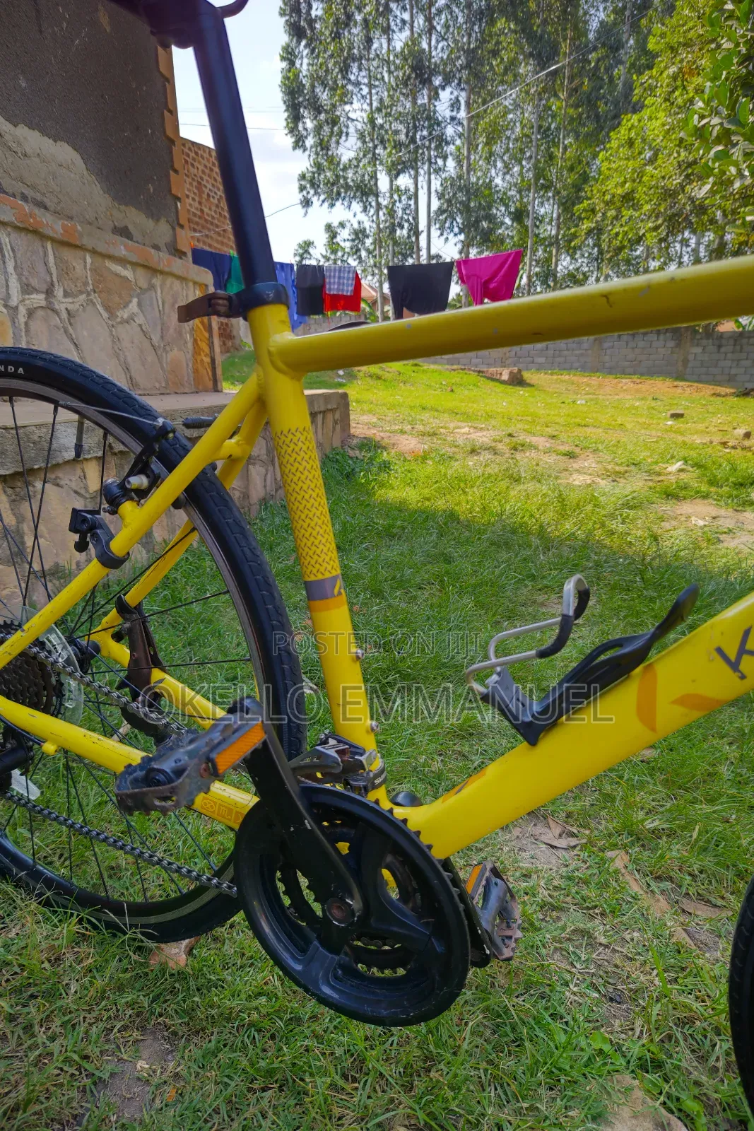 Second-Hand Kihu Bach Hybrid / Urban Commuter Bicycle – Bright Yellow