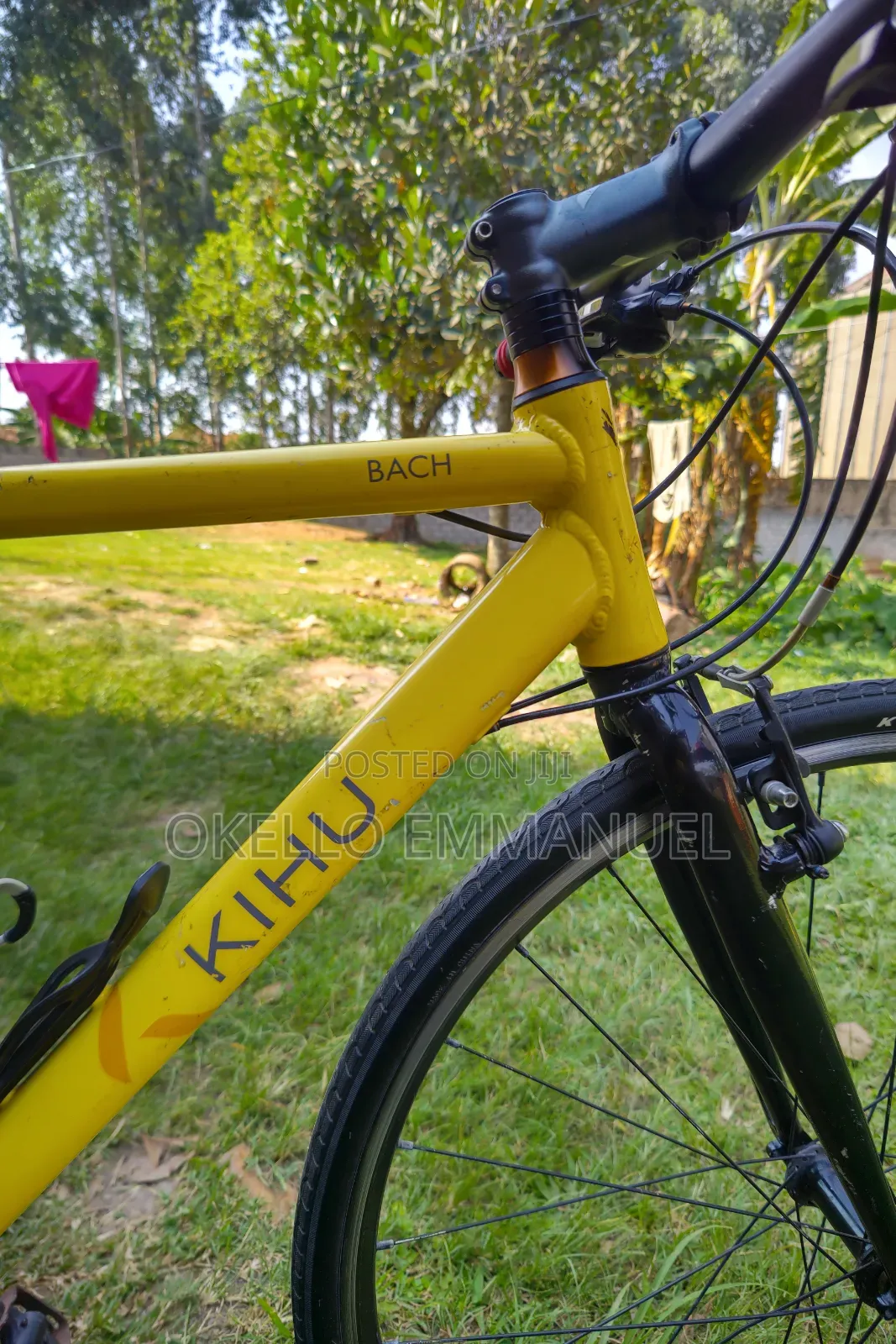 Second-Hand Kihu Bach Hybrid / Urban Commuter Bicycle – Bright Yellow