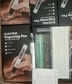 30 Bits Rechargeable Engraving Pen With 4 Stencil Sketching Templates