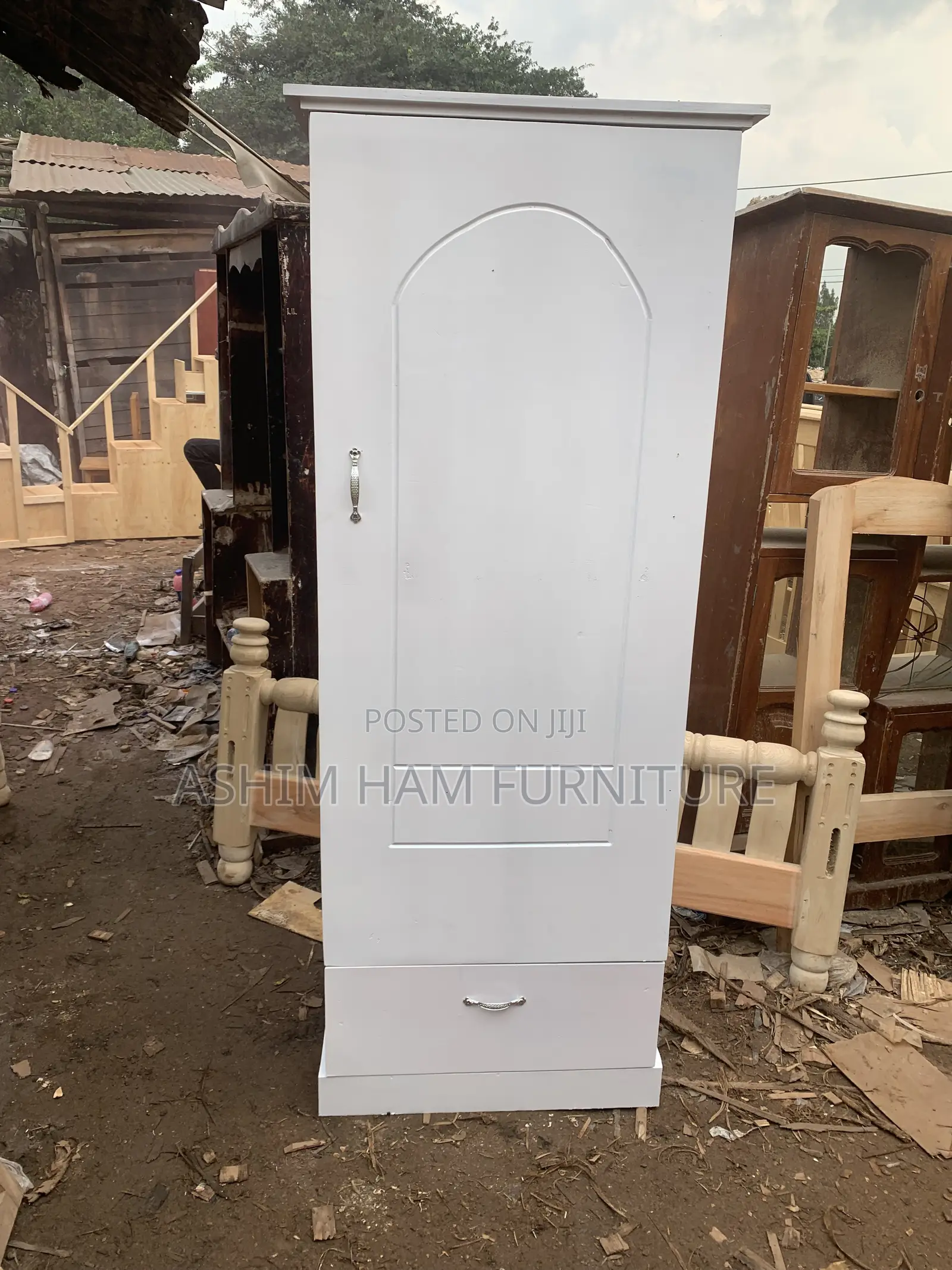 White Single Wardrobe