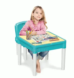 Multi-Functional Children's Activities Block Desk