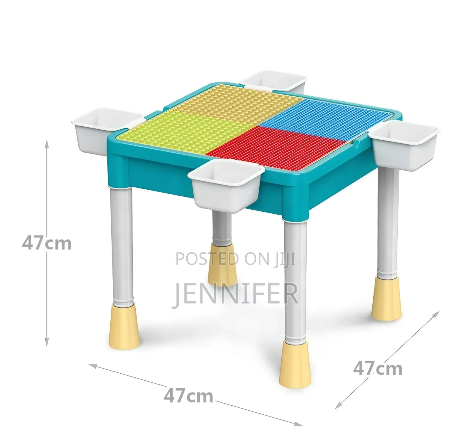 Multi-Functional Children's Activities Block Desk