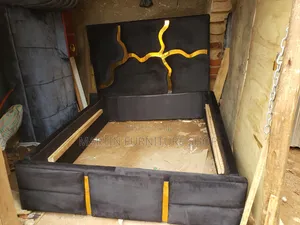 5x6 Cloudy Bed Black in Colour Ready for Sale Free Delivery