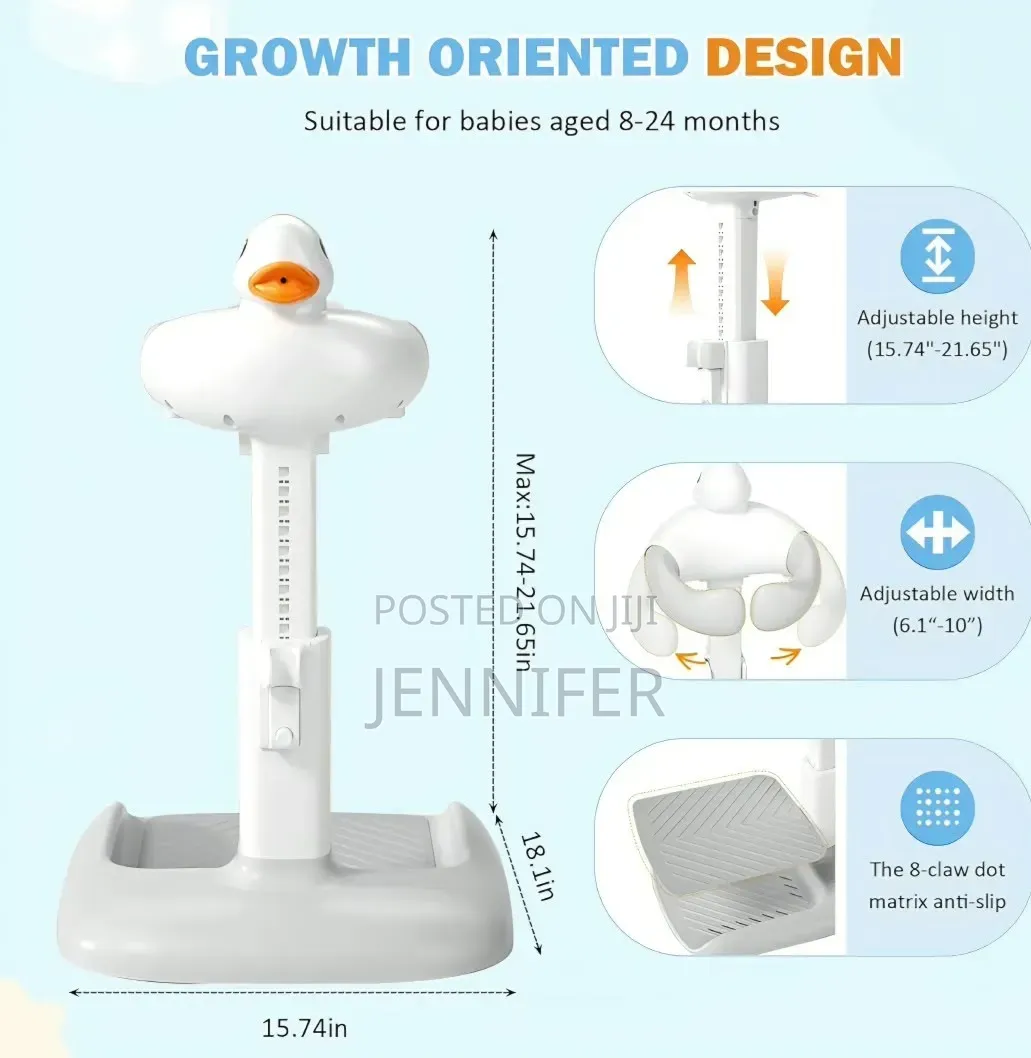 Infant Bath Support Shower Stand With Anti-Slip Base