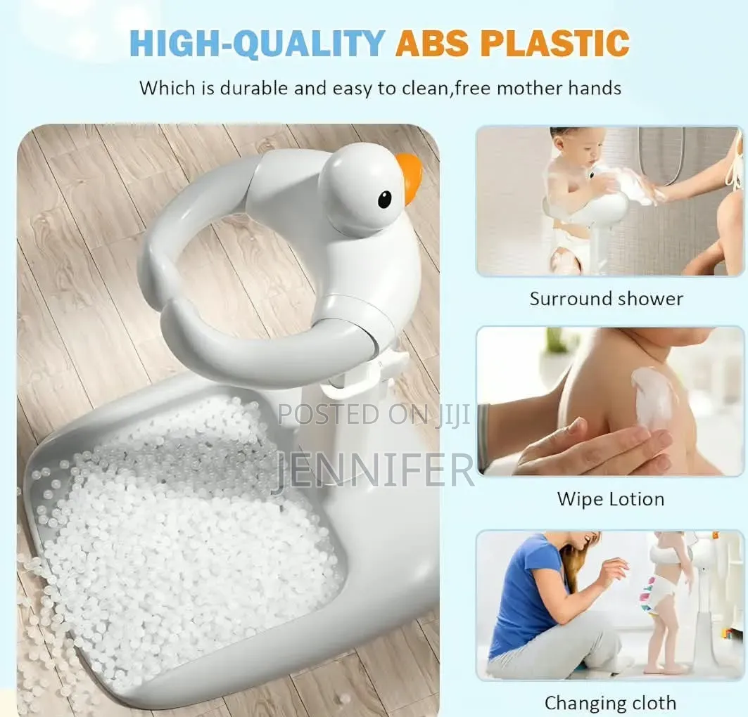 Infant Bath Support Shower Stand With Anti-Slip Base
