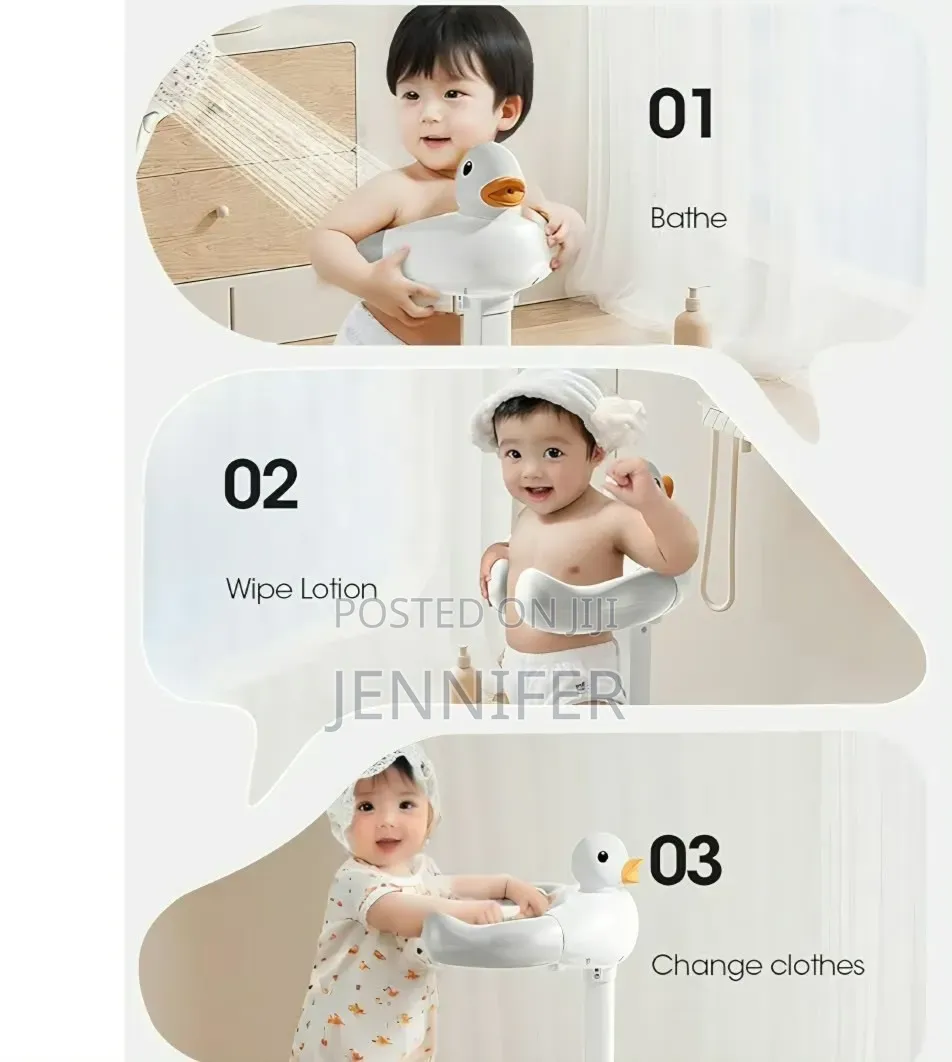 Infant Bath Support Shower Stand With Anti-Slip Base