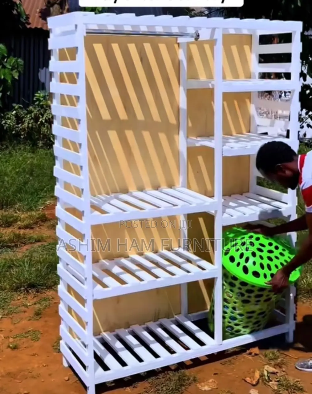 Bar Code Shoe Rack