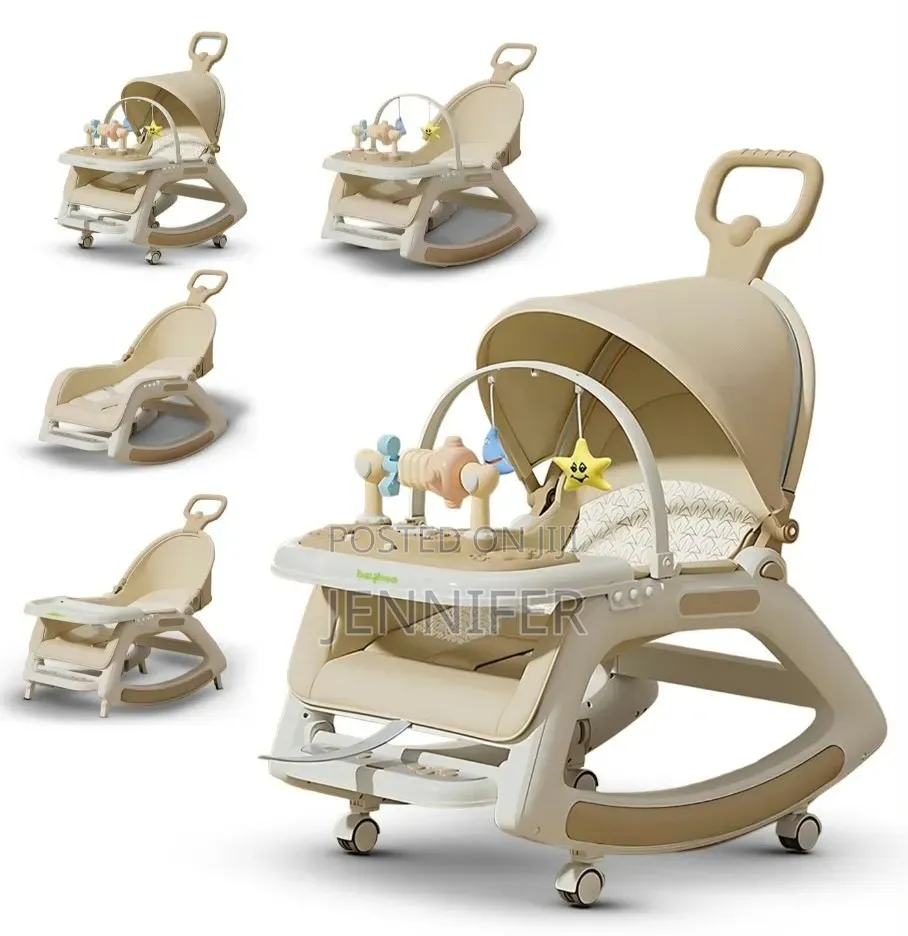 5-in-1 Multi-Functional Baby Chair and Musical Walker