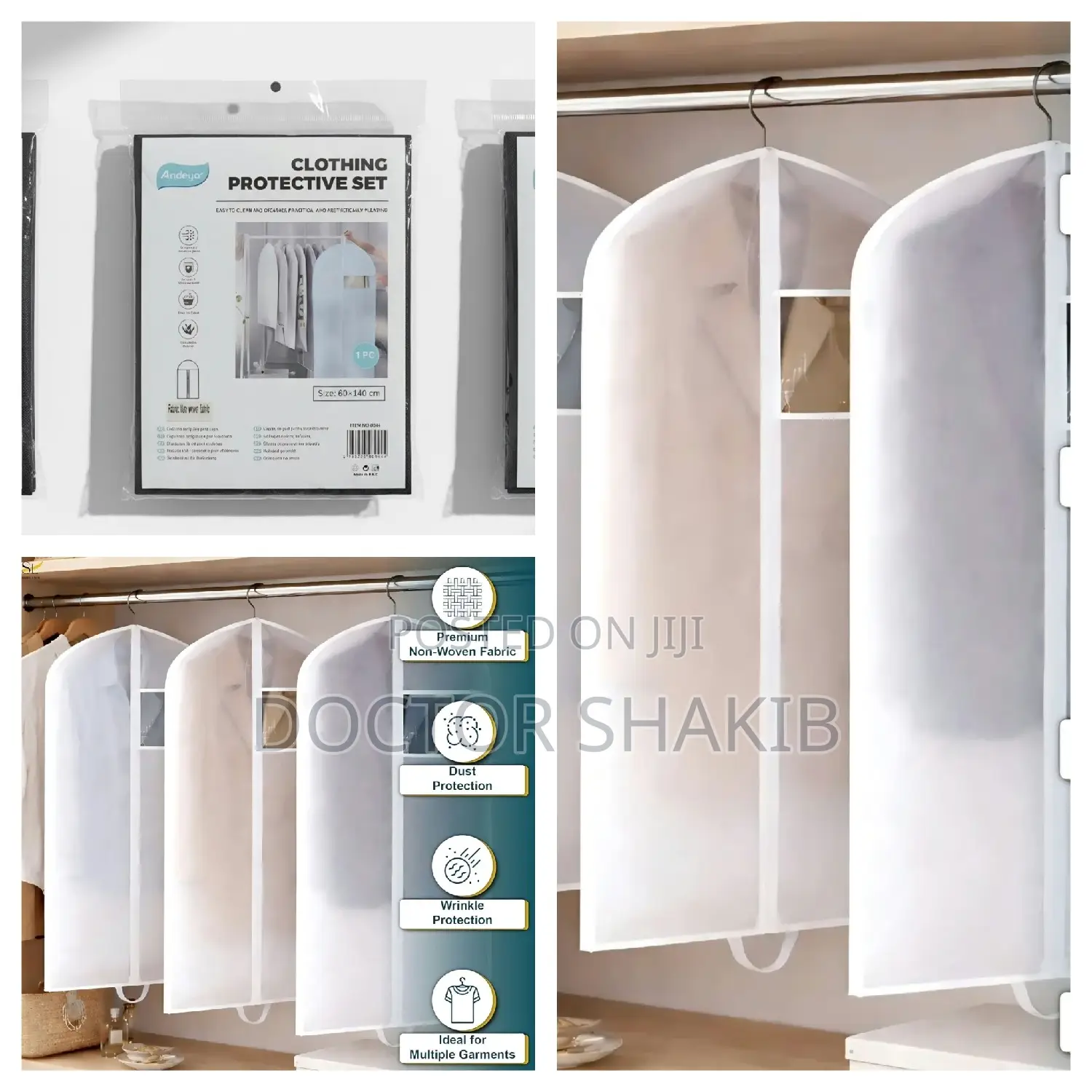 Hanging Clothing Protective Cover
