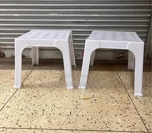 1 White Square Table
