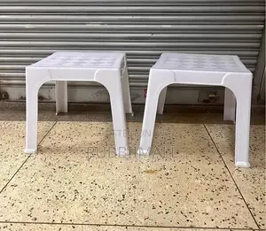 1 White Square Table