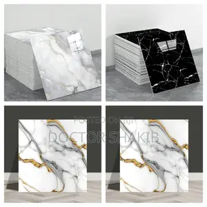 4pc Self-Adhesive PVC Tile Stickers With a High-Gloss Finish