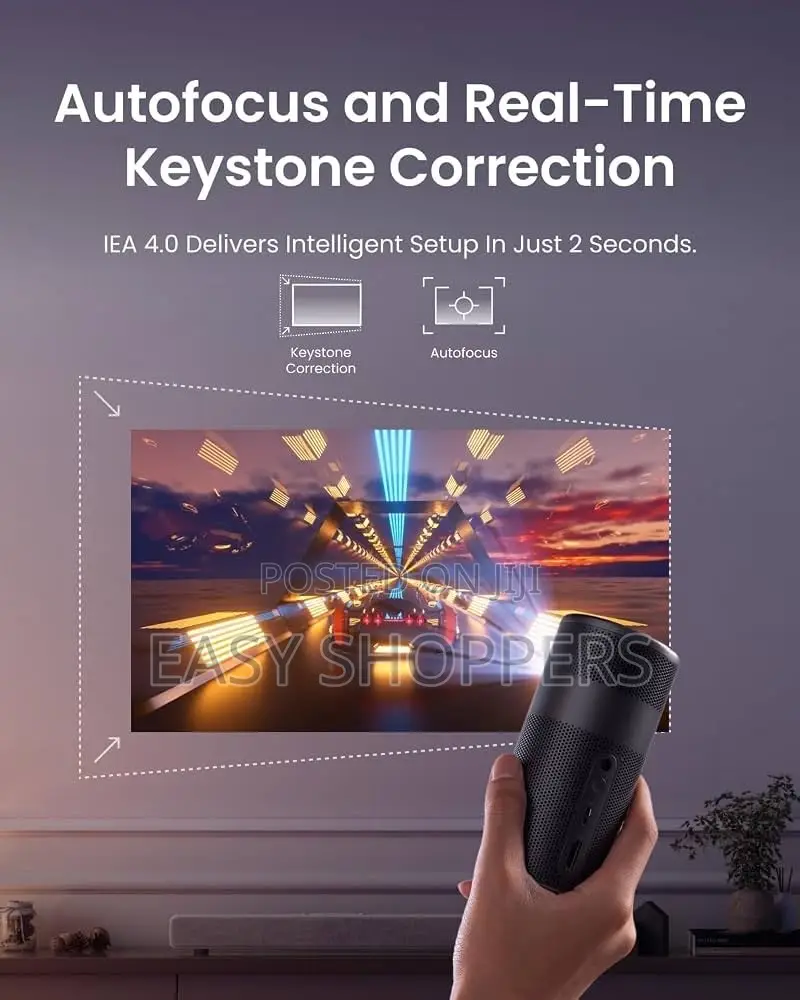 NEBULA Capsule Air Google TV Projector, Officially Licensed Netflix