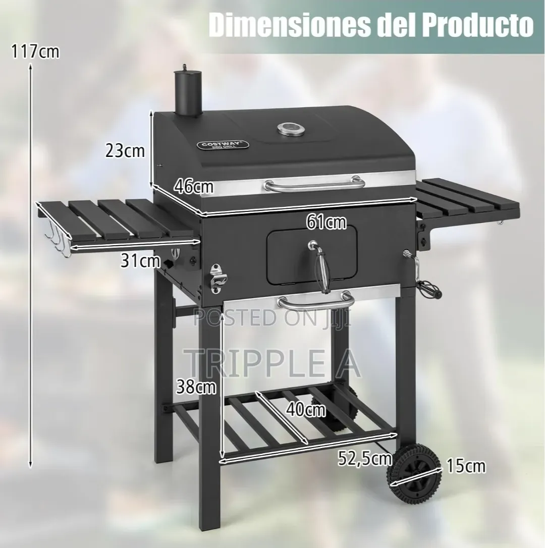 Giantex Charcoal Grill With Wheels