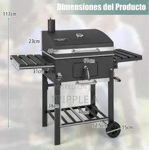 Giantex Charcoal Grill With Wheels