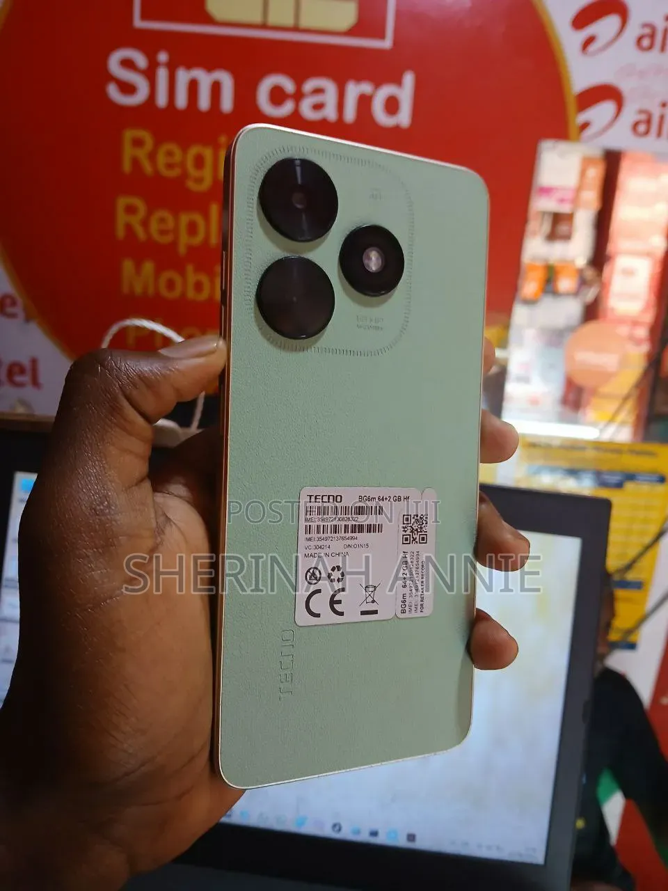 Tecno Pop 8 128 GB Green