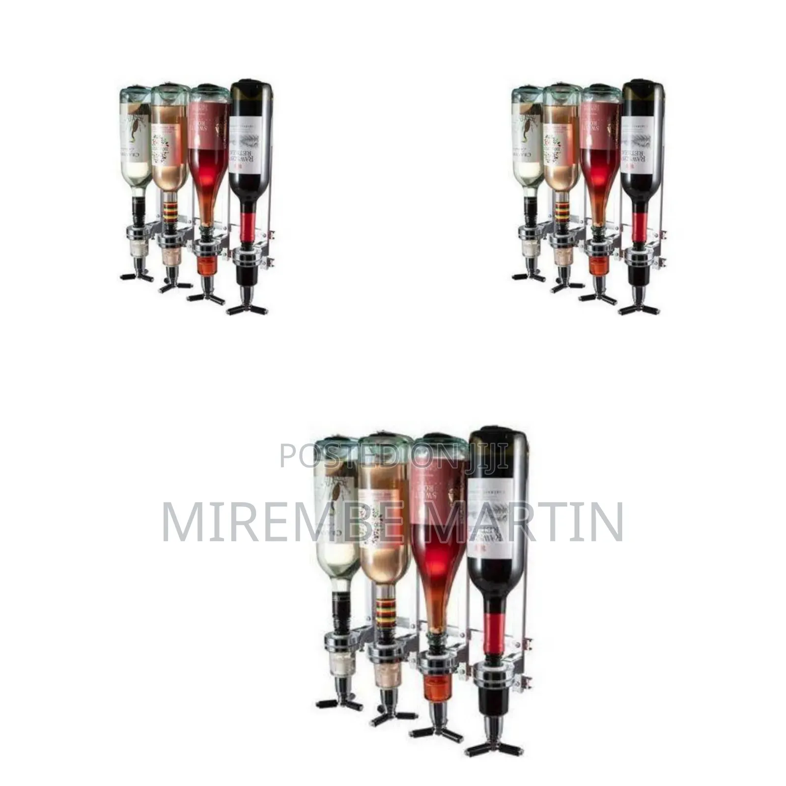Professional Wall-Mounted Beverage Dispenser Rack