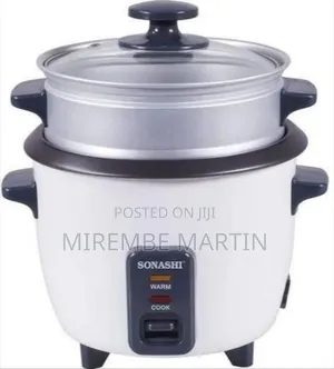 Sonashi 2 -N-1 Rice Cooker With Aluminum Steamer
