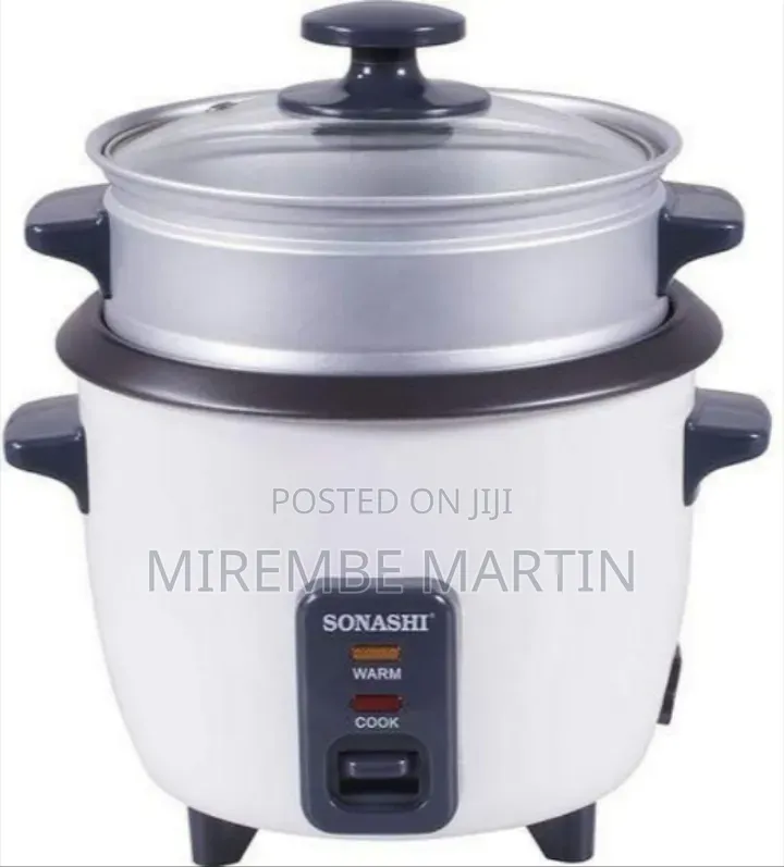 Sonashi 2 -N-1 Rice Cooker With Aluminum Steamer