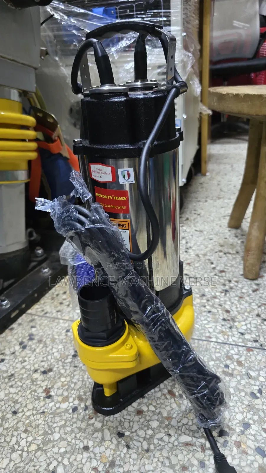 Submersible Sewage Pump 28m Head Italy