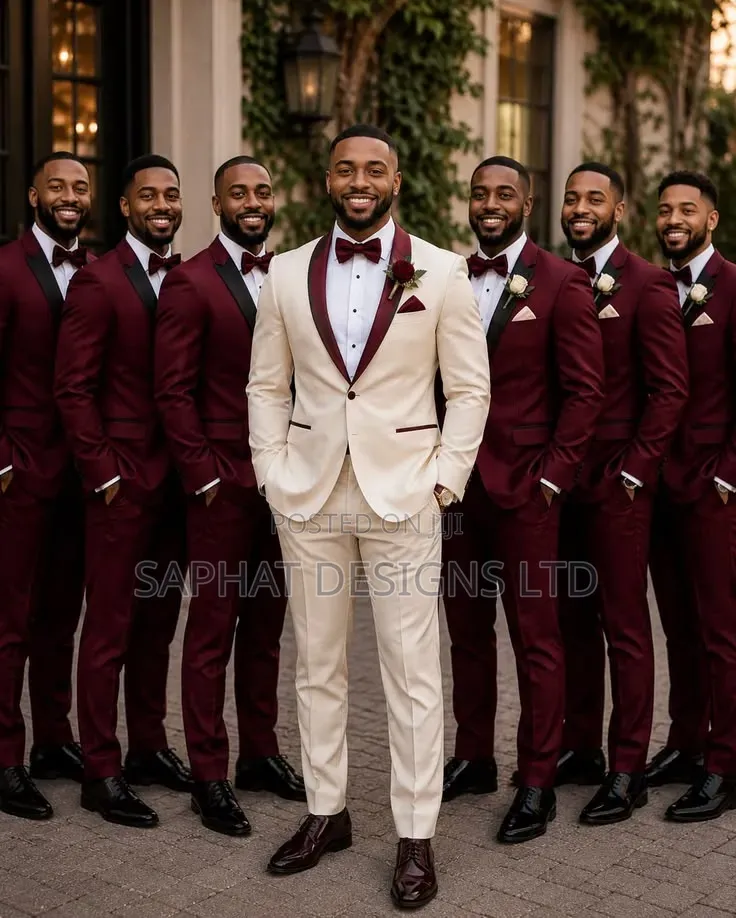 3-Piece Wedding Suits Tailored for Grooms and Groomsmen Express
