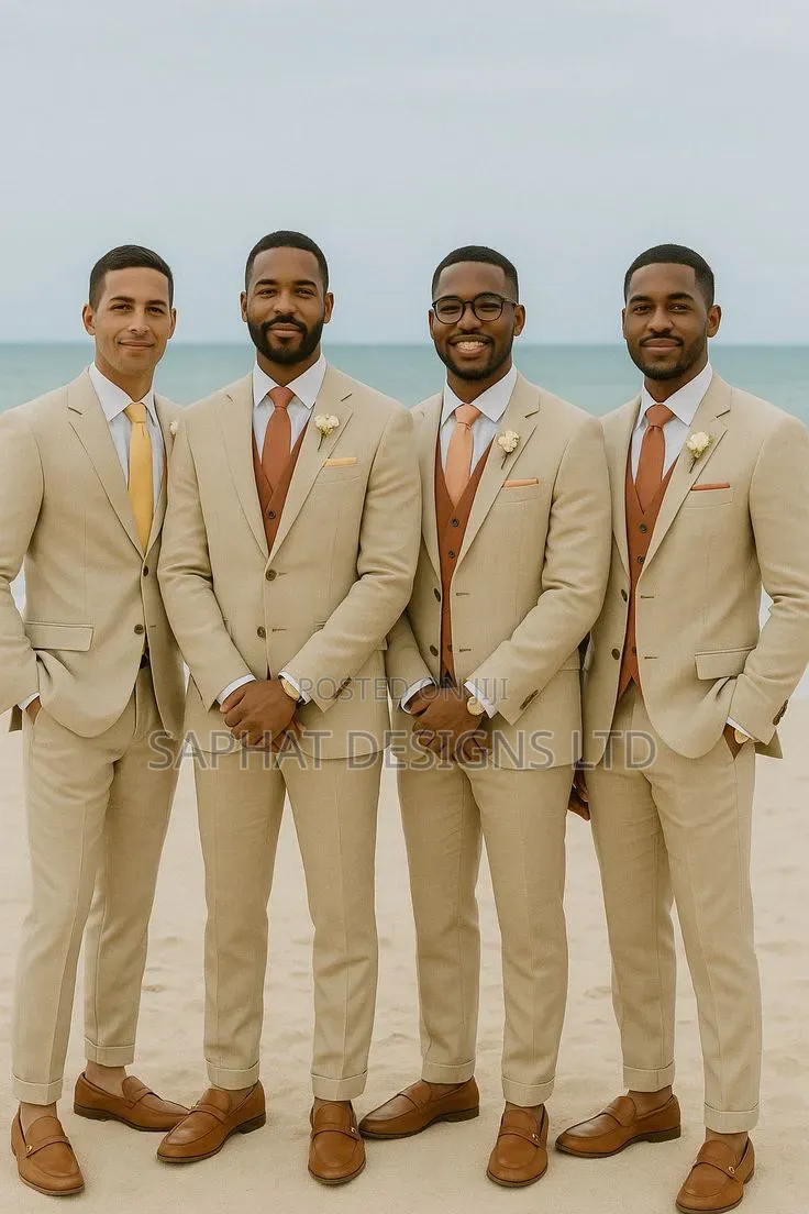 3-Piece Wedding Suits Tailored for Grooms and Groomsmen Express