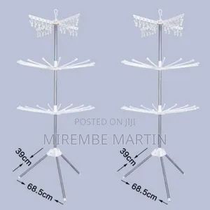 Folding Clothes Drying Rack 3-Tier Indoor Outdoor Space