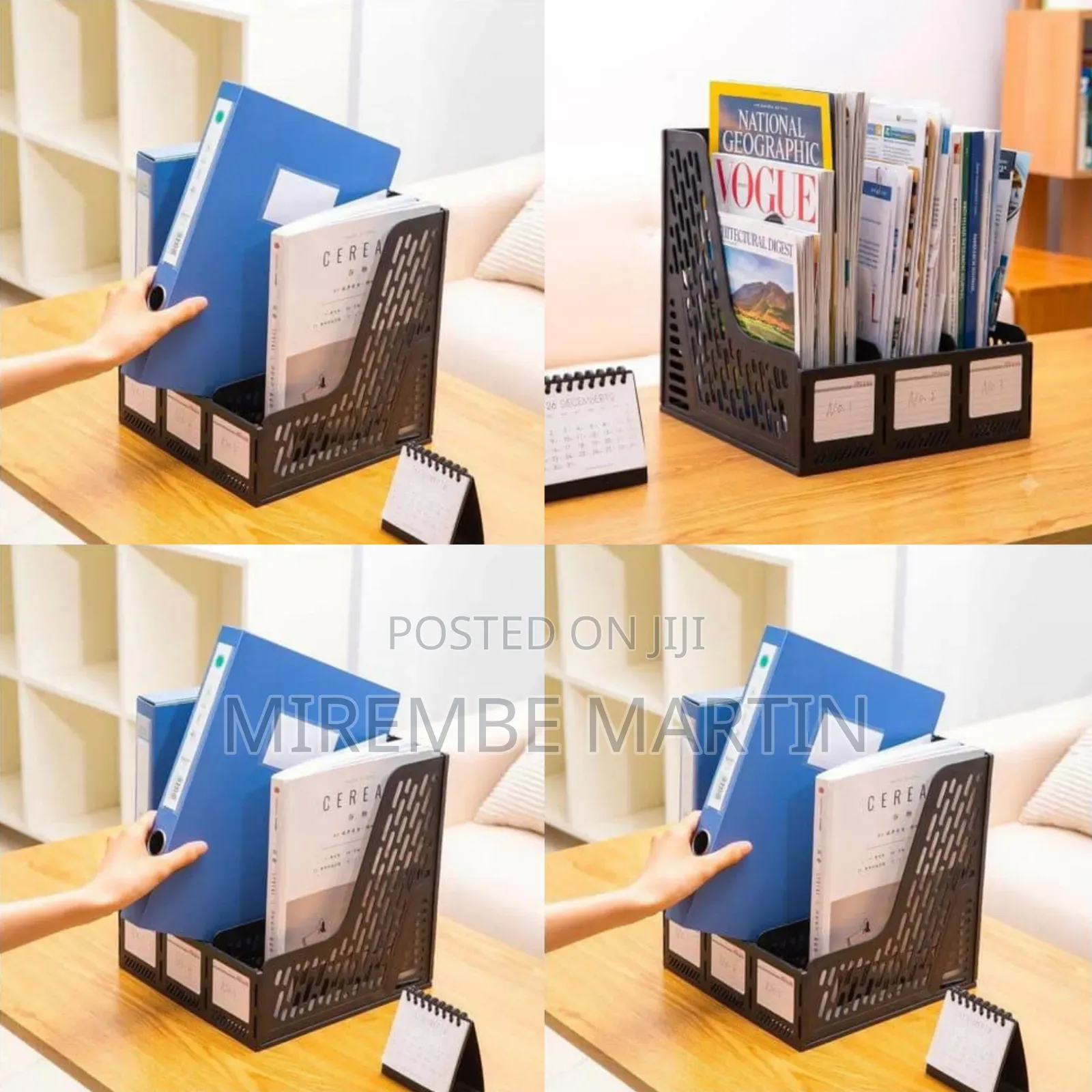 Magazine File Holder, Desk Organizer Folder for Office Organization