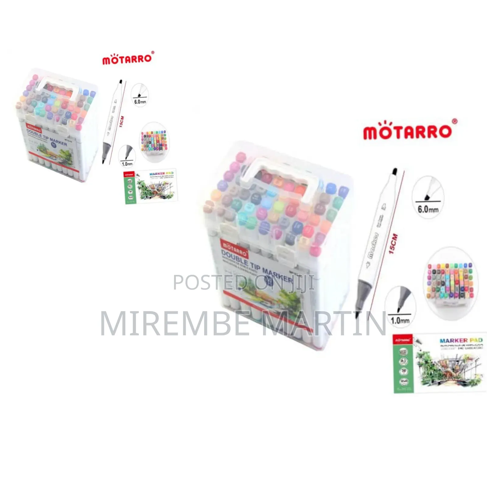 Motarro Quality Dual Tip Marker 60 Colors