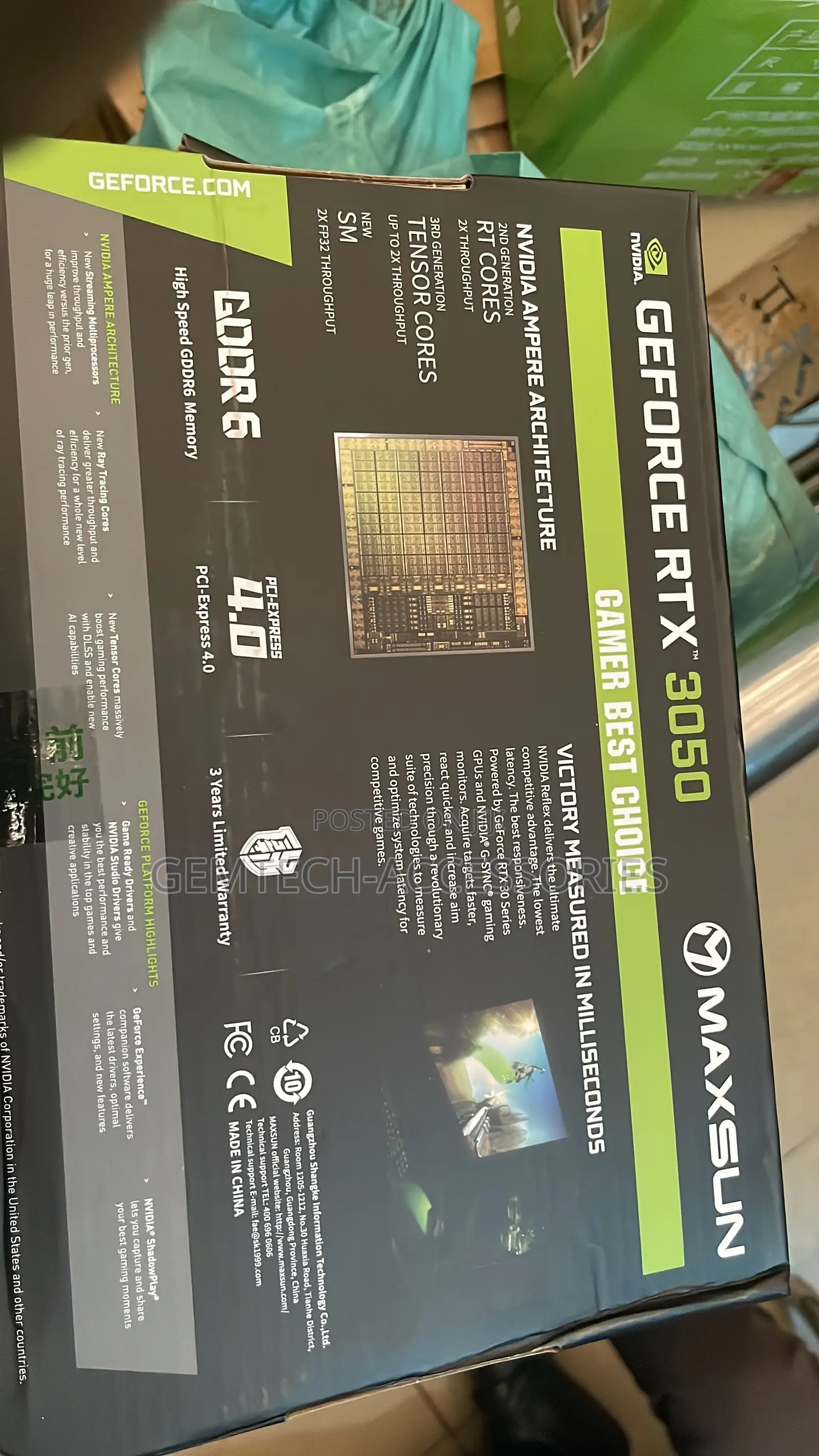 MAXSUN GeForce RTX 3050 SLP 6GB Graphics Card