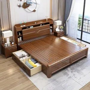 Beds/Milan Wooden Beds With Side Storage Any Colour/Size 2,200,000/-