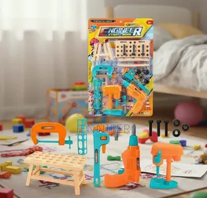 Children's Plastic Construction and Toy Tool Set