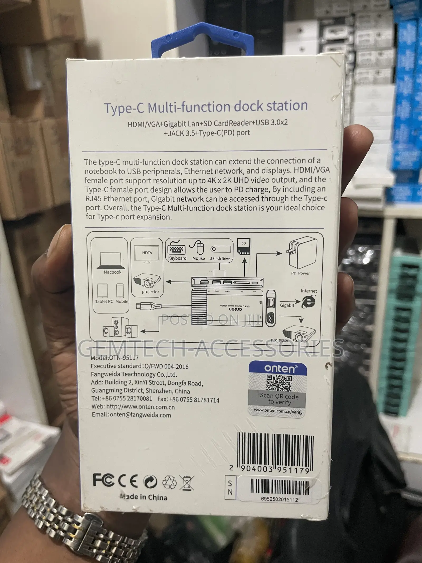 Onten Type 8 in 1 Dock