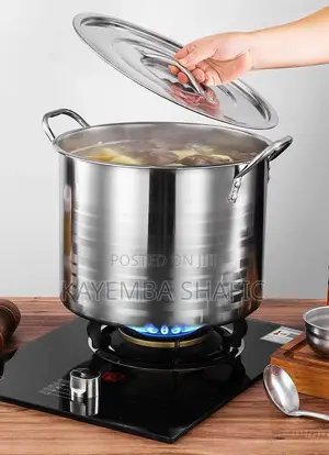 Heavy-Duty 4-Piece Stainless Steel Stock Pot Set With Lids