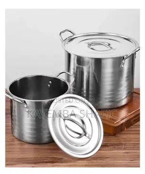 Heavy-Duty 4-Piece Stainless Steel Stock Pot Set With Lids